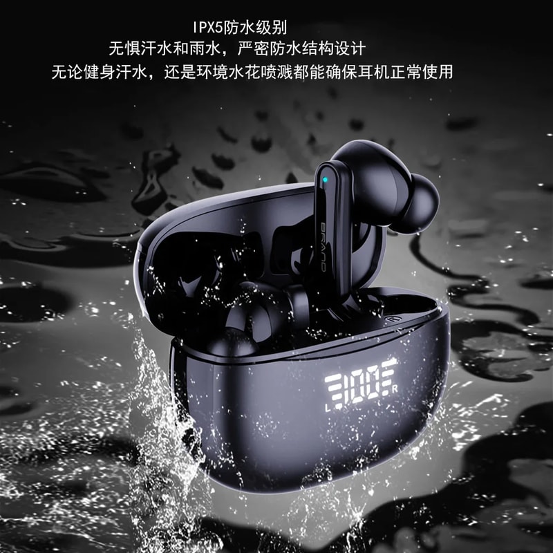 Wireless Bluetooth Earbuds with Touch Control Noise Reduction and Power Display