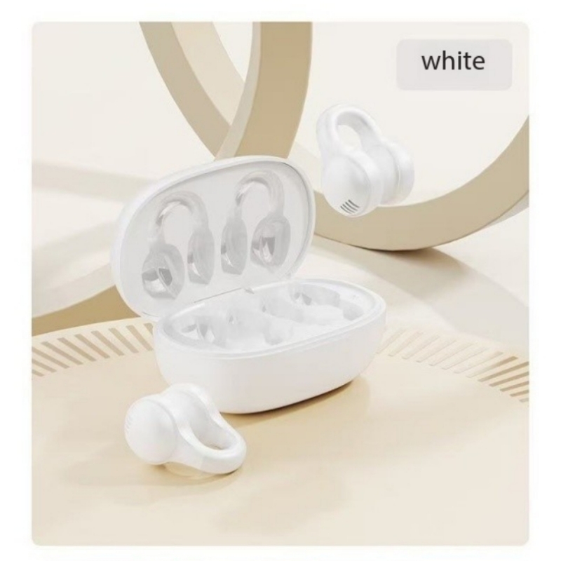 Wireless Ear Clip Bluetooth Earphones With LED Power Display And HD Mic 5