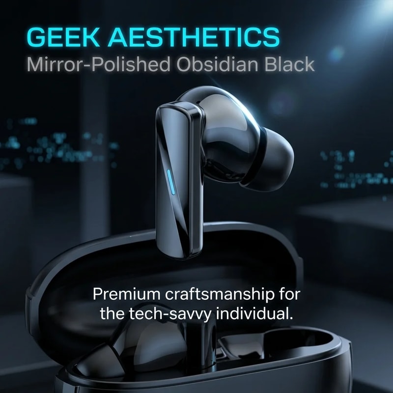 Premium Compact Wireless Bluetooth Earbuds with Touch Controls & Noise Isolation