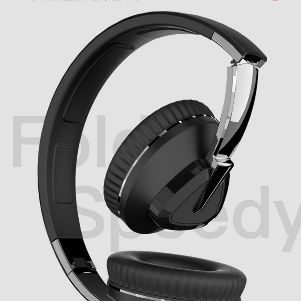 Premium Foldable Bluetooth Headphones With Mic HIFI Sound TF Card Support 1