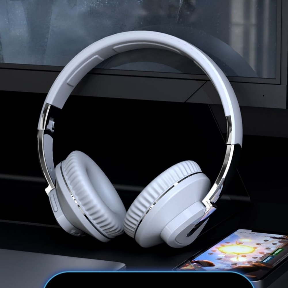 Premium Foldable Bluetooth Headphones With Mic HIFI Sound TF Card Support 3