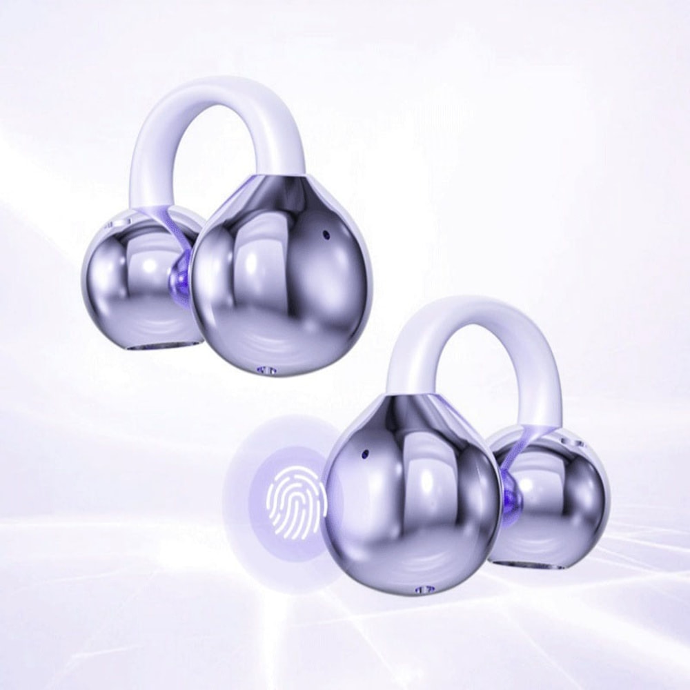 Wireless Earphones Bluetooth Earbuds Clip on Ear Comfortable Headphones