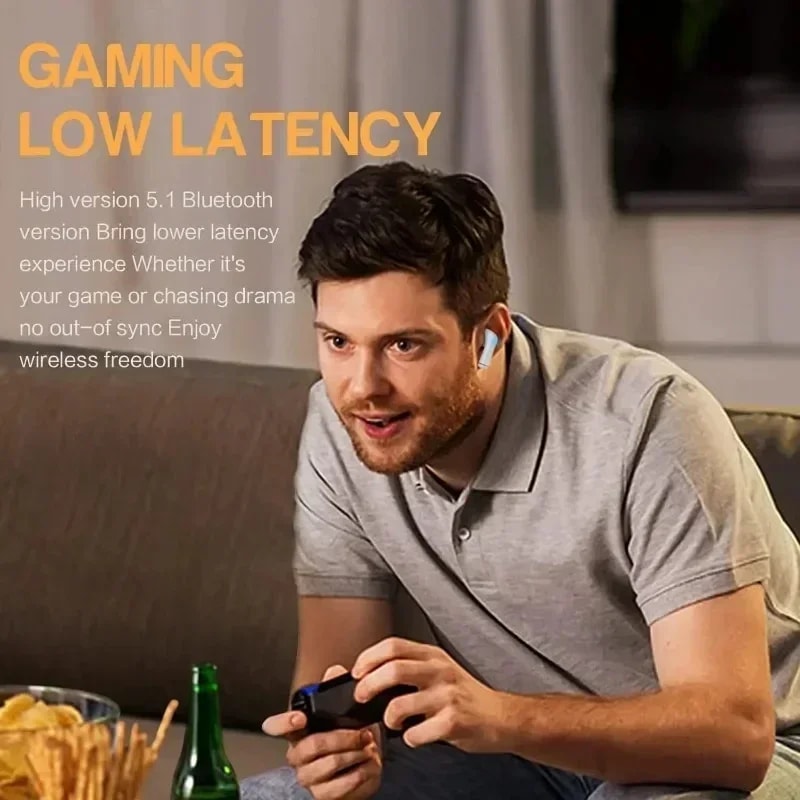Premium Wireless Bluetooth Earbuds With Noise Reduction Low Latency Gaming 2
