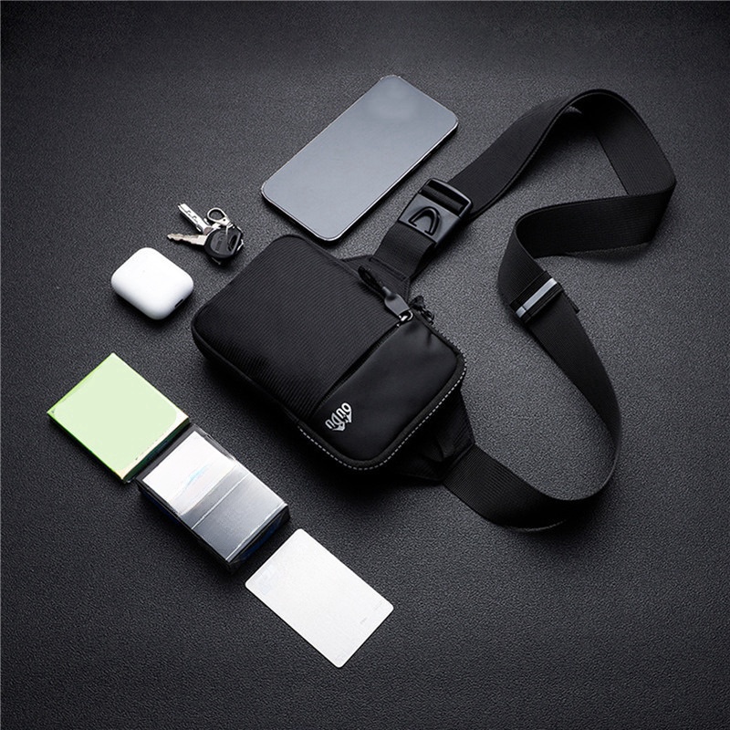 Waterproof Chest Bag For Men Large Capacity Outdoor Travel Pouch Cycling Running Shoulder Bag 2