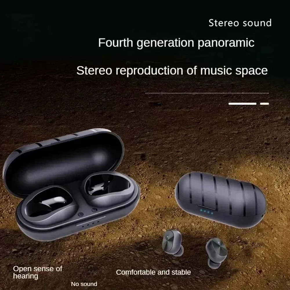 SportPro True Wireless Earbuds Noise Cancelling Bluetooth Gaming & Bass Touch Headphones