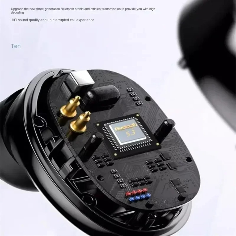 SportPro True Wireless Earbuds Noise Cancelling Bluetooth Gaming & Bass Touch Headphones