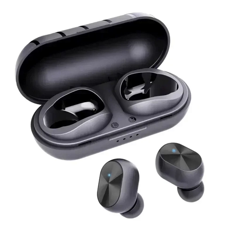 SportPro True Wireless Earbuds Noise Cancelling Bluetooth Gaming & Bass Touch Headphones