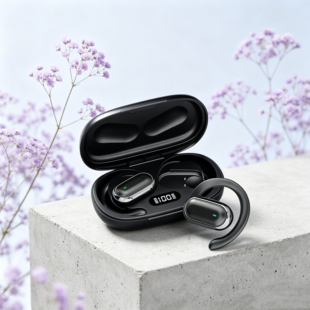 SportPro Wireless Sport Earbuds with Mic Waterproof Bluetooth Earbuds Long Battery Playtime & Hi Fi Sound