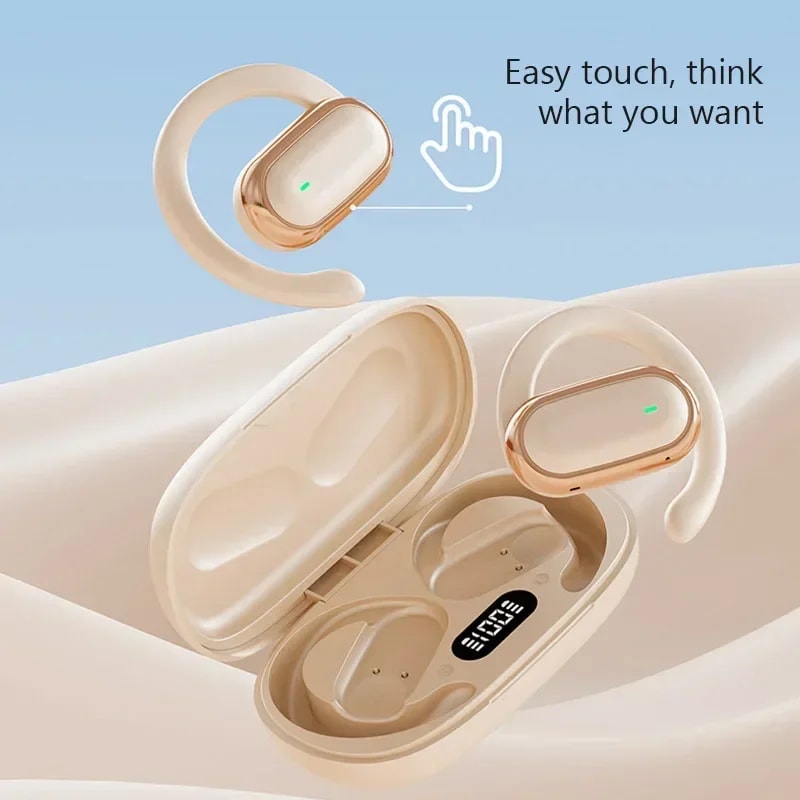 SportPro Wireless Sport Earbuds with Mic Waterproof Bluetooth Earbuds Long Battery Playtime & Hi Fi Sound