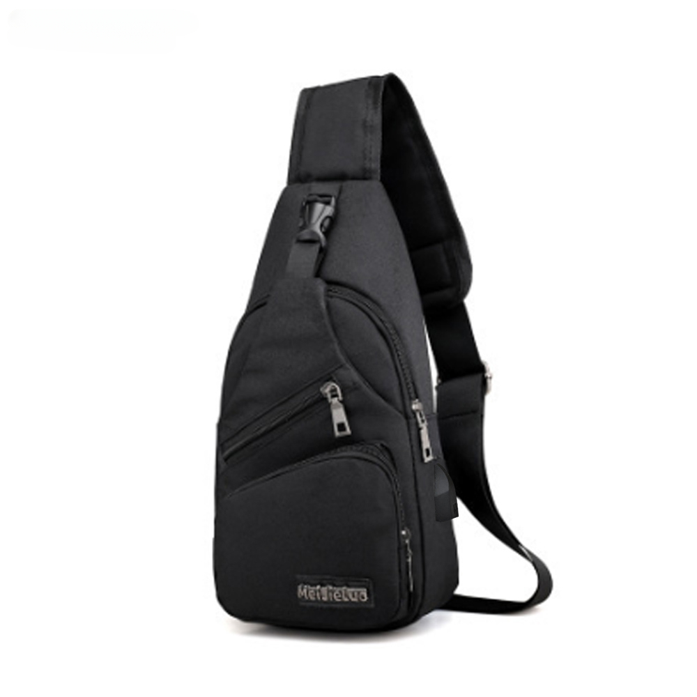 UrbanCharge Pro USB Sling Bag For Men Anti Theft Crossbody Chest Bag With Built In Power Port 6