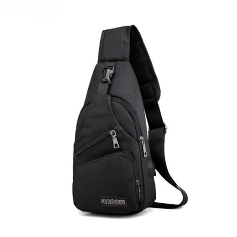 UrbanCharge Pro USB Sling Bag For Men Anti Theft Crossbody Chest Bag With Built In Power Port 6