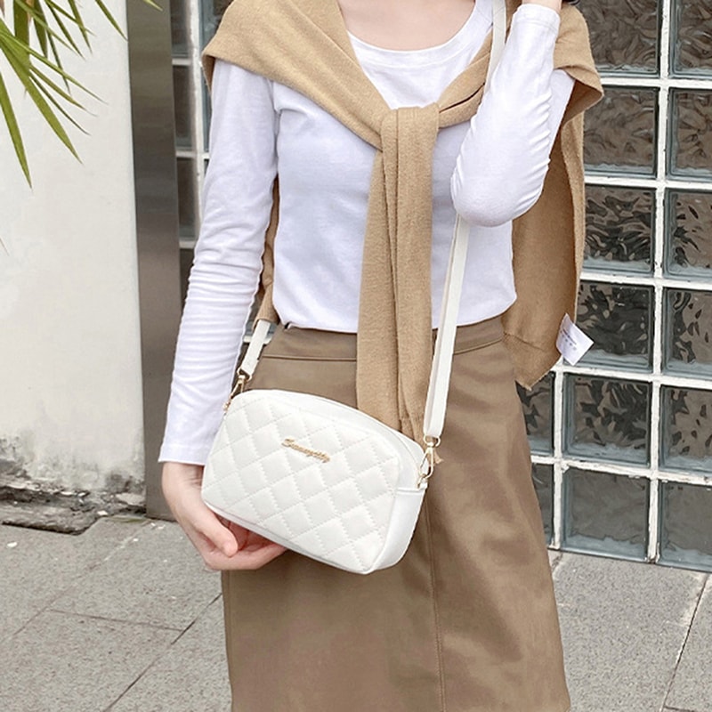 Elegant Embroidered Tassel Crossbody Bag for Women Chic Small Messenger Purse