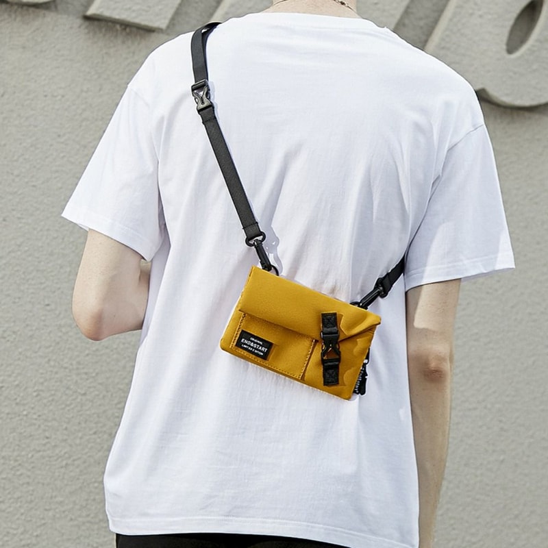 UrbanEase Lightweight Travel Crossbody Chest Bag Mini Phone & Essentials Sling Shoulder Pack