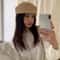 Breathable Raffia Beach Hat Unisex Summer Straw Sun Hat Beret