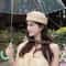 Breathable Raffia Beach Hat Unisex Summer Straw Sun Hat Beret