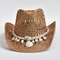 Hand Woven Summer Straw Sun Hat For Women With Shell Decor Beach Holiday Essential 4