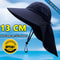 Quick Dry Outdoor Wide Brim Fishing & Hiking Sun Protection Hat with Neck Cover