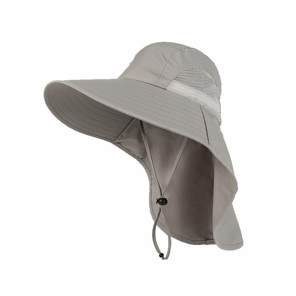 Quick Dry Outdoor Wide Brim Fishing & Hiking Sun Protection Hat with Neck Cover