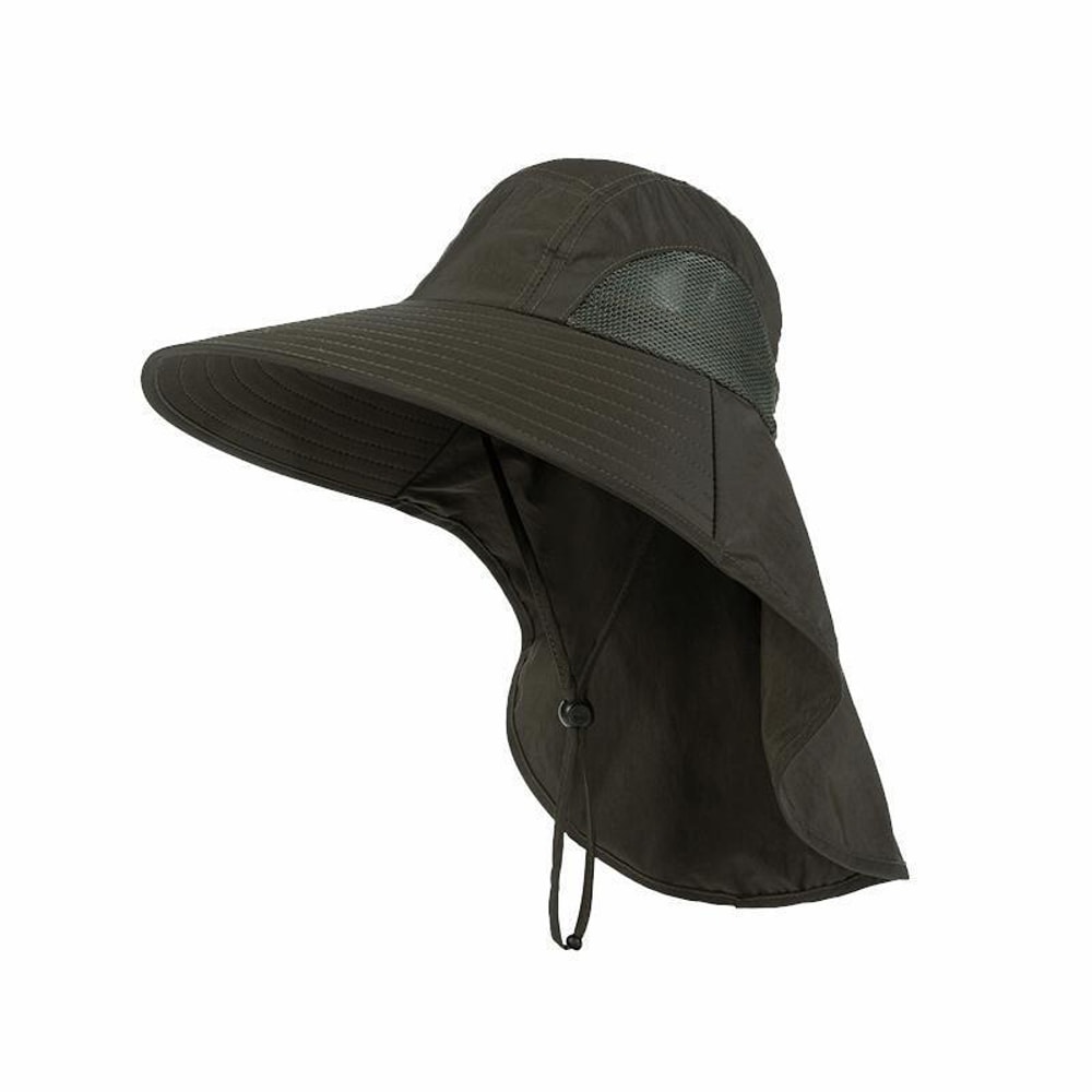 Quick Dry Outdoor Wide Brim Fishing & Hiking Sun Protection Hat with Neck Cover