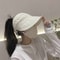Stylish Foldable Wide Brim Sun Hat For Women Breathable Ponytail Sun Hat With Ventilated Top 2