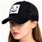 Smiley Embroidered Mesh Visor Outdoor Baseball Cap Breathable Sun Protection Cap 0