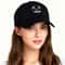 Smiley Embroidered Mesh Visor Outdoor Baseball Cap Breathable Sun Protection Cap 1
