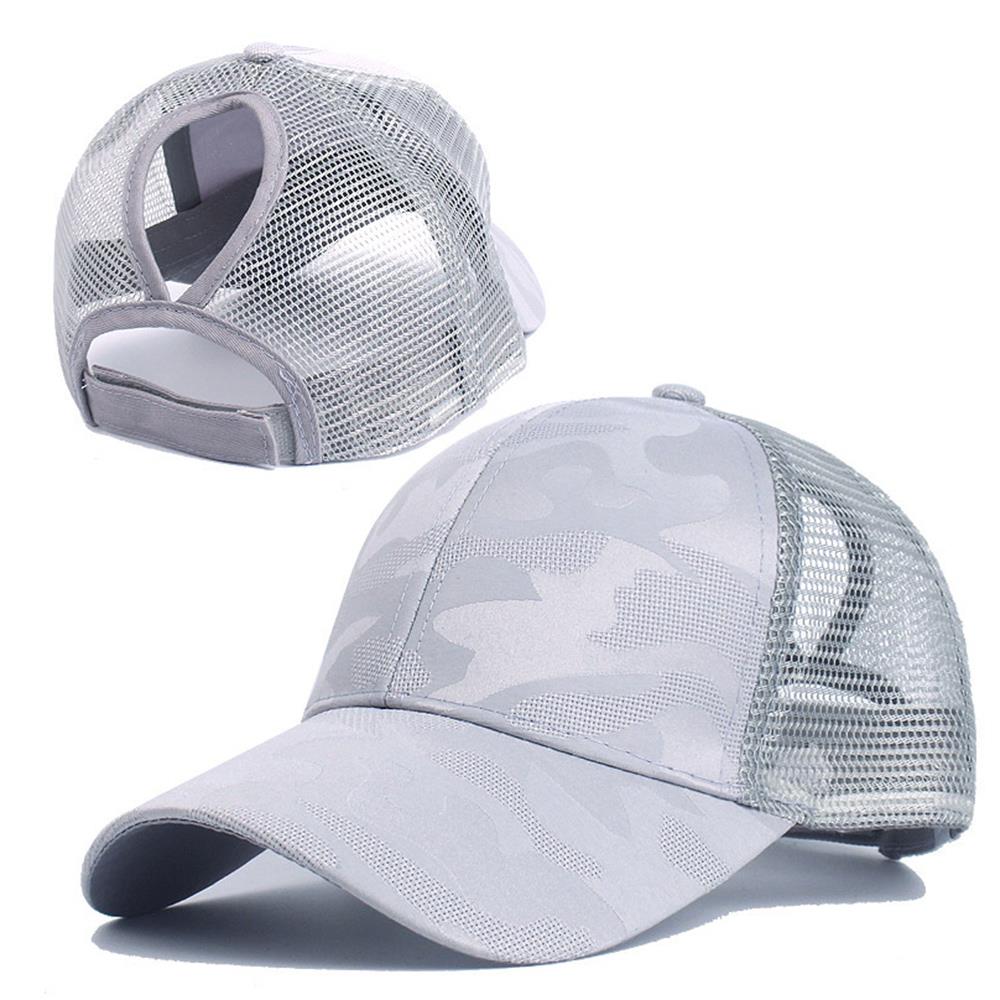 Summer Breathable High Ponytail Hat Mesh Baseball Cap Quick Dry Adjustable Sun Sports Cap For Women 7