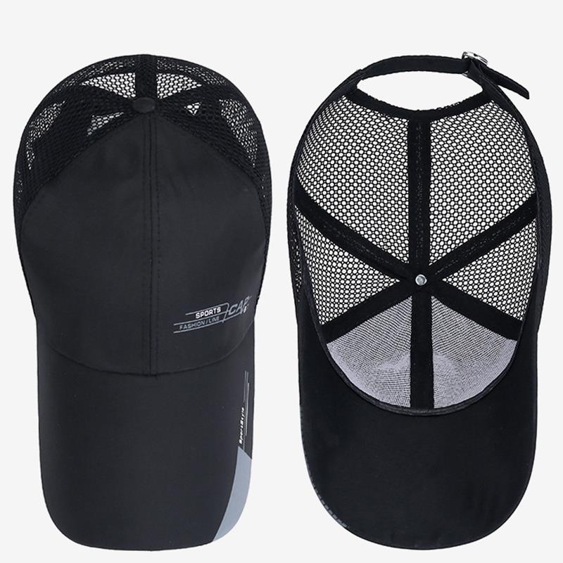 Summer Breathable High Ponytail Hat Mesh Baseball Cap Quick Dry Adjustable Sun Sports Cap For Women 10