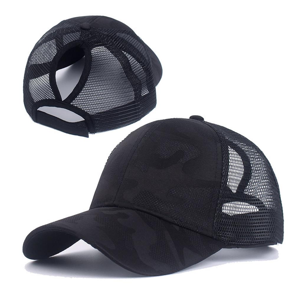 Summer Breathable High Ponytail Hat Mesh Baseball Cap Quick Dry Adjustable Sun Sports Cap For Women 12