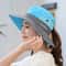 Womens Wide Brim Bucket Hat With Ponytail Hole Quick Dry Outdoor Sun Protection Hat 6