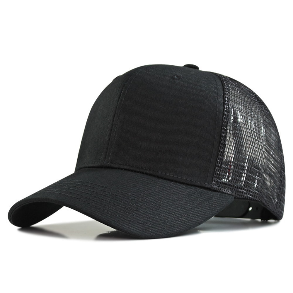 Premium Large Fit Breathable Large Size Baseball Hats Adjustable Plus Size Sport Caps For Men 2