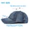 Vintage Washed Cotton Baseball Cap Unisex Adjustable Denim Dad Hat 1
