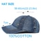 Vintage Washed Cotton Baseball Cap Unisex Adjustable Denim Dad Hat 1