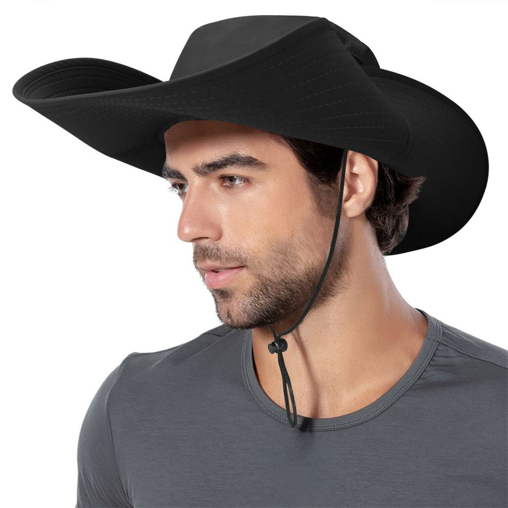 Premium Unisex Wide Brim Sun Hat Breathable UV Protection Fishing Outdoor Bucket Cap 2