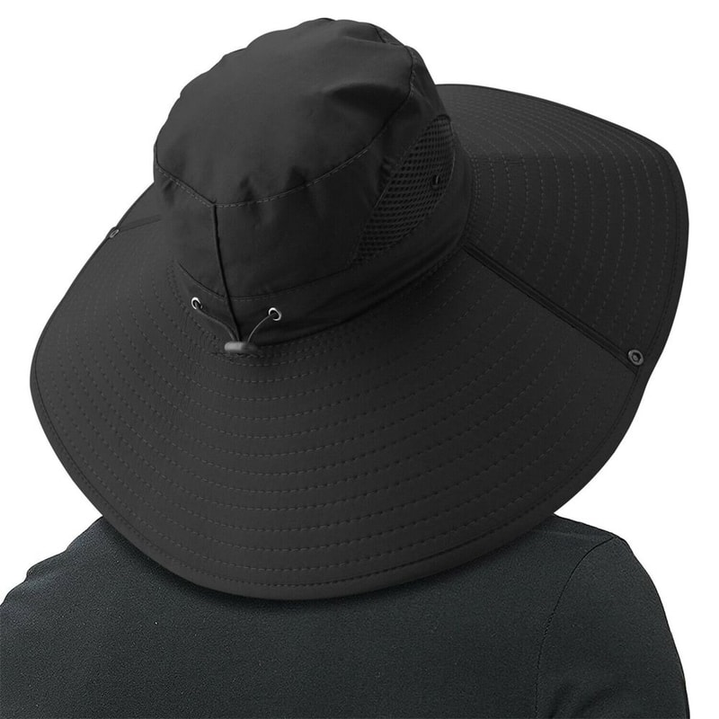 Premium Unisex Wide Brim Sun Hat Breathable UV Protection Fishing Outdoor Bucket Cap 3