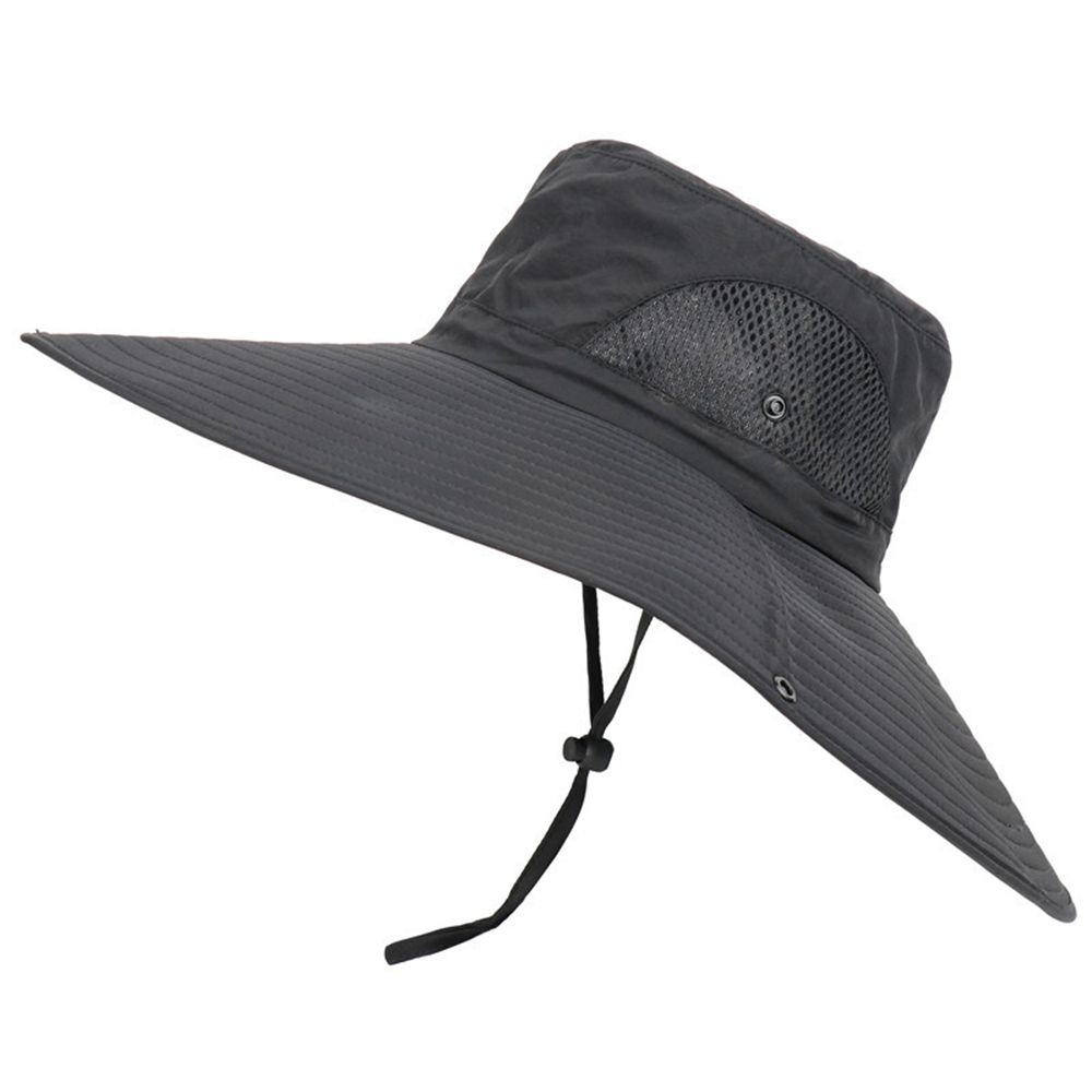 Premium Unisex Wide Brim Sun Hat Breathable UV Protection Fishing Outdoor Bucket Cap 6