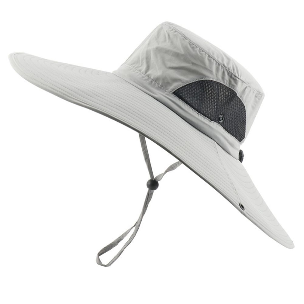 Premium Unisex Wide Brim Sun Hat Breathable UV Protection Fishing Outdoor Bucket Cap 8