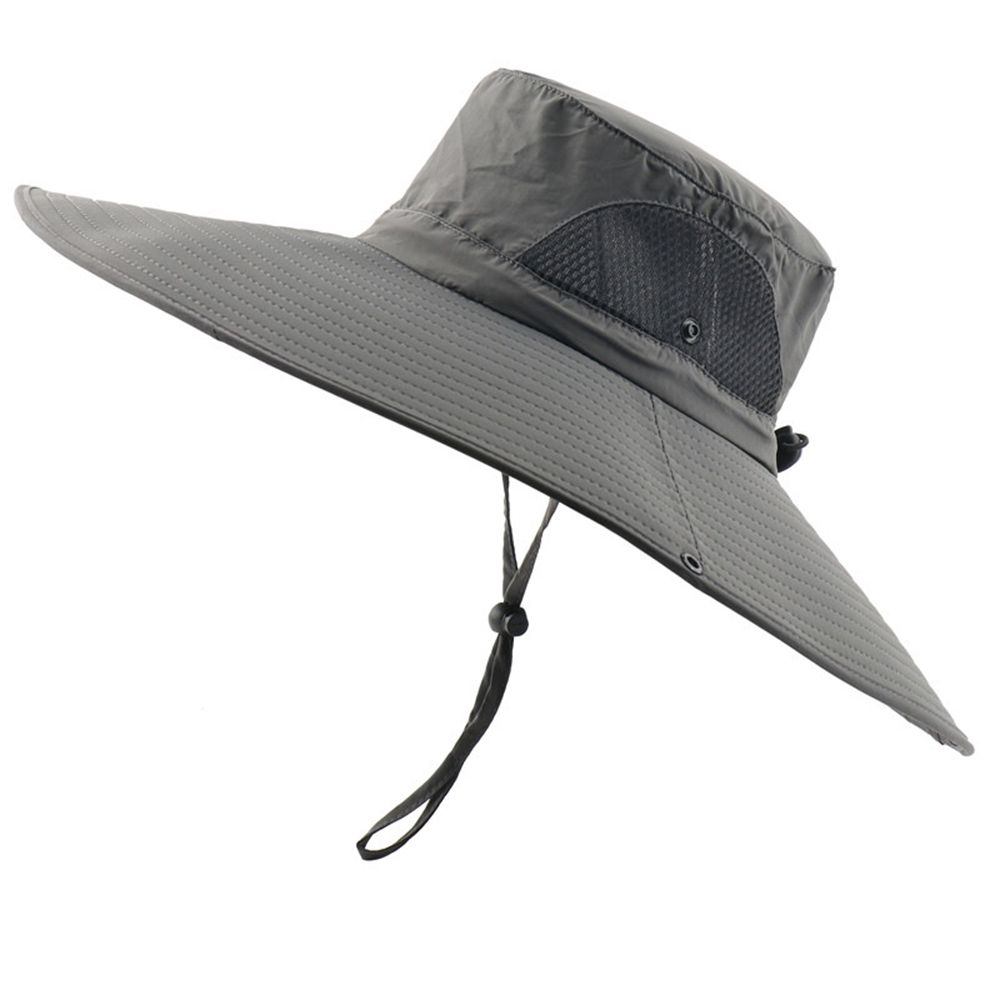 Premium Unisex Wide Brim Sun Hat Breathable UV Protection Fishing Outdoor Bucket Cap 9