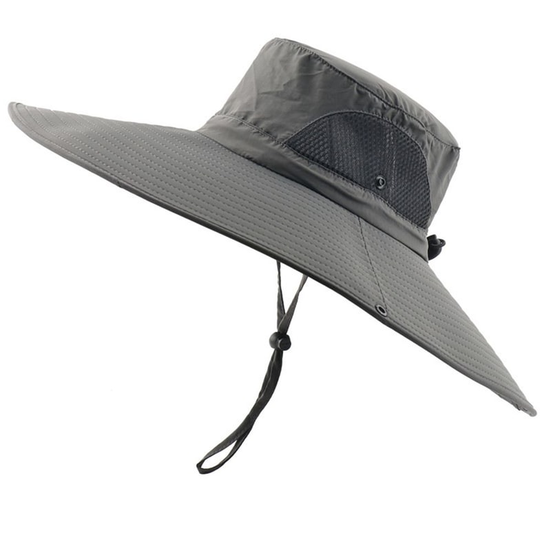 Premium Unisex Wide Brim Sun Hat Breathable UV Protection Fishing Outdoor Bucket Cap 9