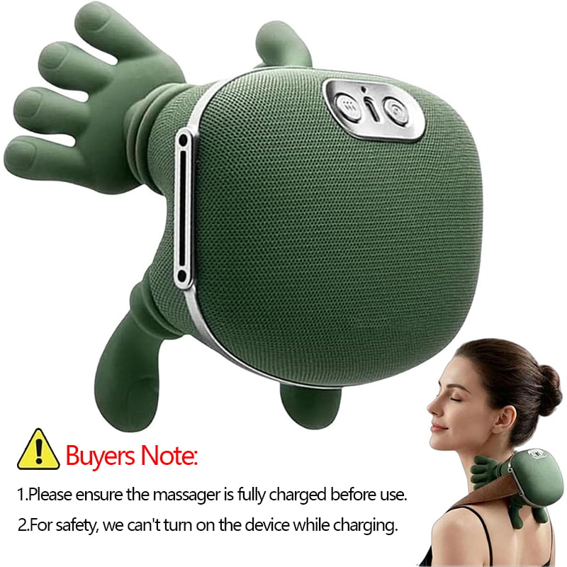 Ultimate Neck & Shoulder Deep Kneading Massager Shawl with Heat Therapy