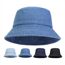 premium unisex cotton sun bucket hat breathable outdoor sunshade fisherman cap