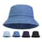 Premium Unisex Cotton Sun Bucket Hat Breathable Outdoor Sunshade Fisherman Cap 0
