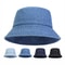 Premium Unisex Cotton Sun Bucket Hat Breathable Outdoor Sunshade Fisherman Cap 0
