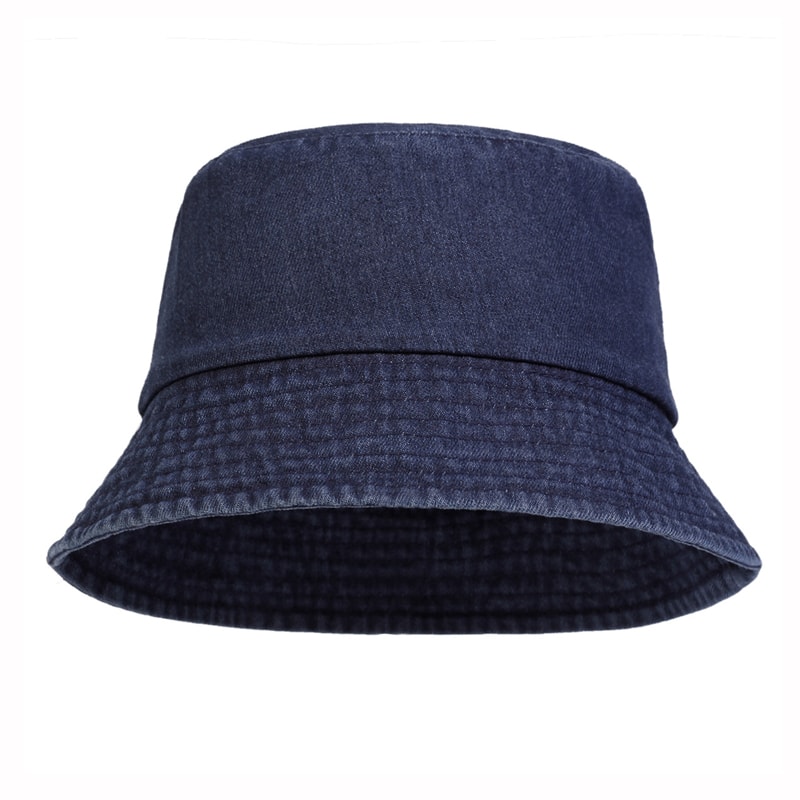 Premium Unisex Cotton Sun Bucket Hat Breathable Outdoor Sunshade Fisherman Cap 4