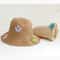 Elegant Floral Embroidered Straw Sun Hat Womens Beach Floppy Summer Bucket Hat 3