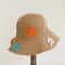 Elegant Floral Embroidered Straw Sun Hat Womens Beach Floppy Summer Bucket Hat 4
