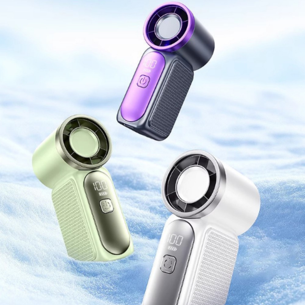 TurboCool Pro Portable USB Rechargeable High Speed Mini Cooling Fan 0