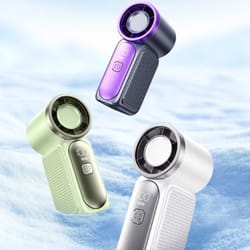 turbocool pro portable usb rechargeable high speed mini cooling fan