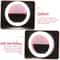LED Clip On Selfie Ring Light with USB Recharge Rechargeable Phone Video Light