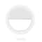 LED Clip On Selfie Ring Light with USB Recharge Rechargeable Phone Video Light